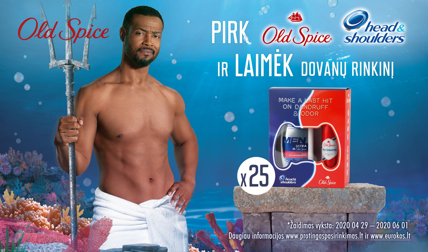 Pirk OLD SPICE, HEAD & SHOULDERS“ produktų ir laimėk!